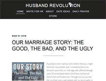Tablet Screenshot of husbandrevolution.com